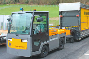 Towing vehicles for the Industry Train tugger train