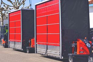 Load Train Factory Train at Ehret GmbH, Mahlberg