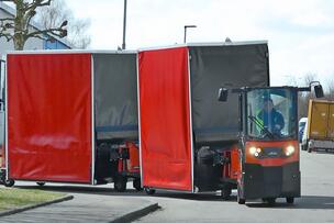 Load Train Factory Train at Ehret GmbH, Mahlberg