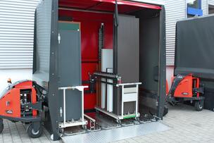 Load Train Factory Train at Ehret GmbH, Mahlberg