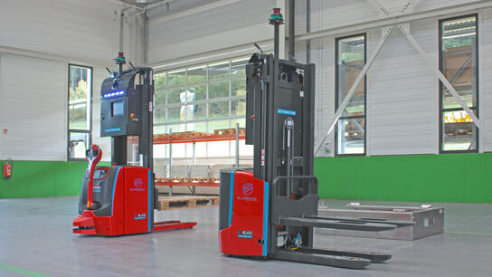Factory Lift FL400 and FL600 automated high lift stacker