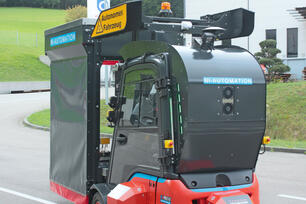 Autonomous (outdoor) forklift truck: Factory E-Truck FE600