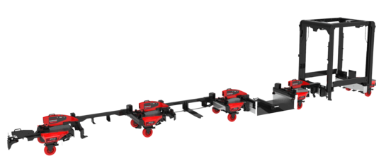 Equipment tugger train FT500